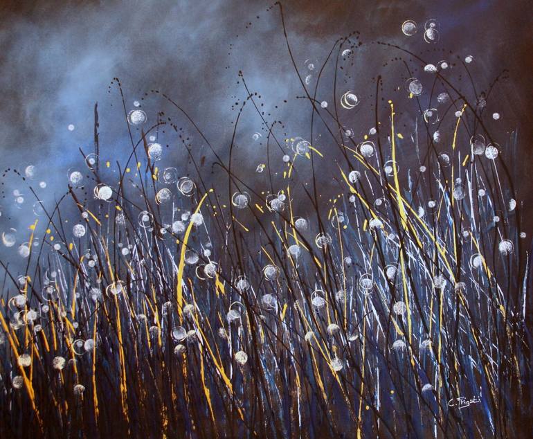 Original Abstract Landscape Painting by Cecilia Frigati