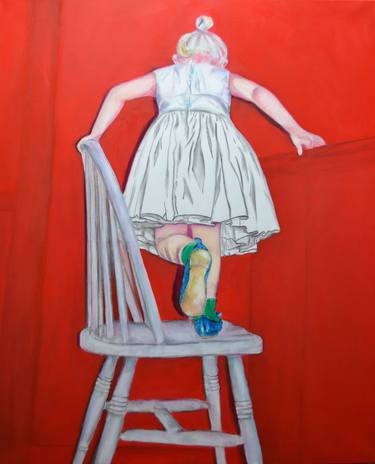 Original Figurative Children Paintings by Anastazia David