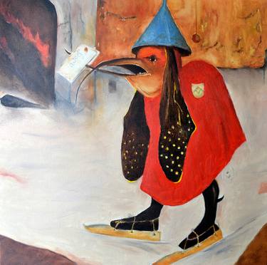 Original Surrealism Animal Paintings by Anastazia David