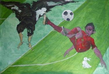 Print of Figurative Sports Paintings by Enán Burgos