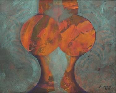 Original Figurative Abstract Paintings by Slobodan Timchevski Linka