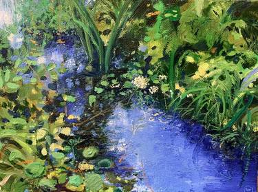 Original Impressionism Nature Paintings by Anna Chmiel