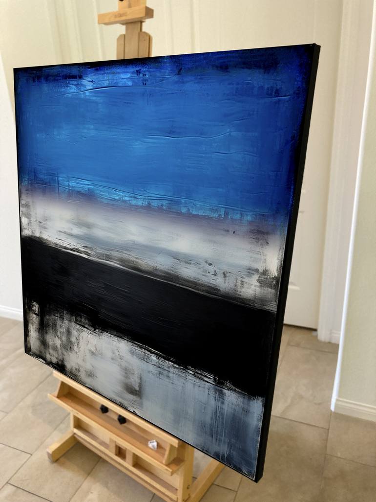 Original Abstract Painting by Robert Edward Rodriguez