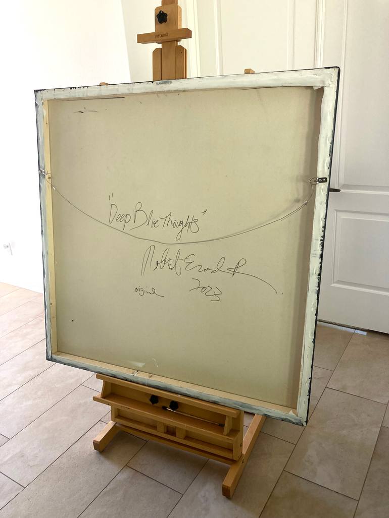 Original Abstract Expressionism Abstract Painting by Robert Edward R