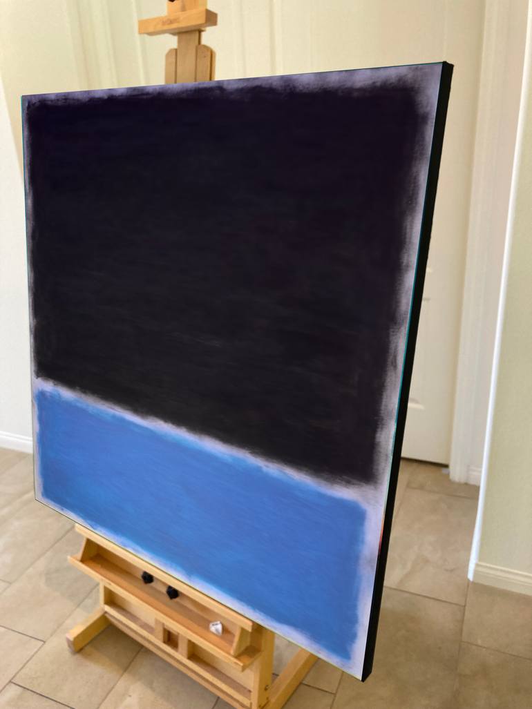 Original Abstract Expressionism Abstract Painting by Robert Edward R