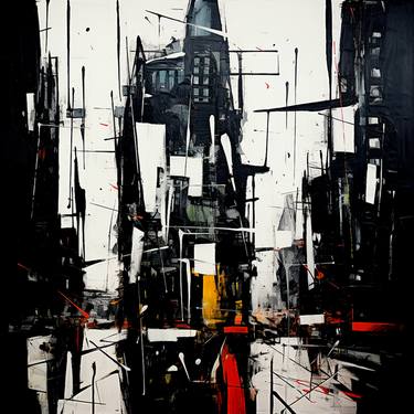 Original Abstract Expressionism Abstract Paintings by Robert Edward Rodriguez