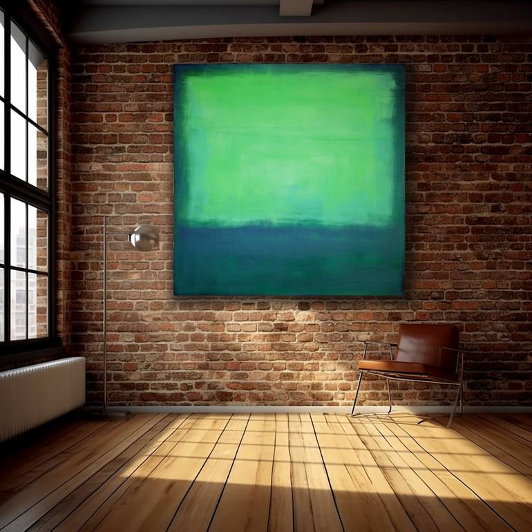 Original Color Field Painting Abstract Painting by Robert Edward R