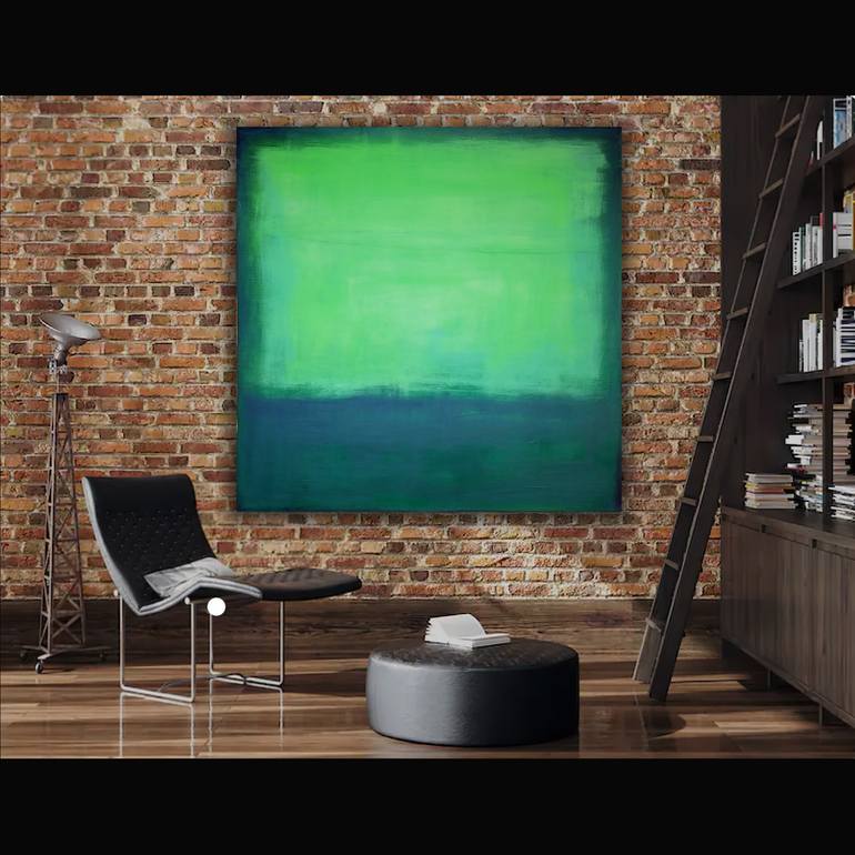 Original Color Field Painting Abstract Painting by Robert Edward R