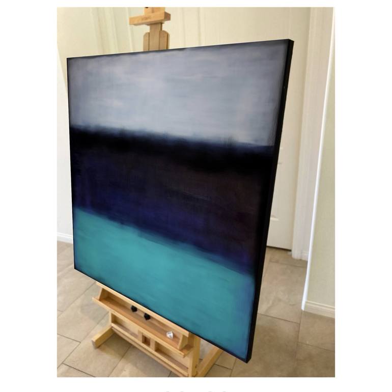 Original Abstract Expressionism Abstract Painting by Robert Edward R