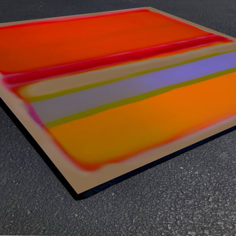 Original Abstract Expressionism Abstract Painting by Robert Edward R