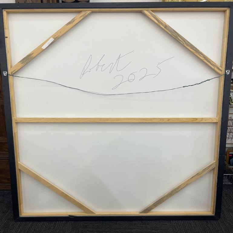 Original Abstract Expressionism Abstract Painting by Robert Edward R