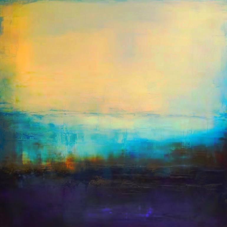 Original Abstract Expressionism Abstract Paintings by Robert Edward R