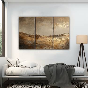 Original Abstract Expressionism Abstract Painting by Robert Edward R