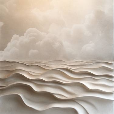 Original Black & White Beach Digital by Robert Edward R