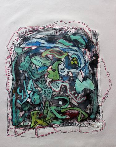 Print of Abstract Paintings by Sherin Elbaroudi