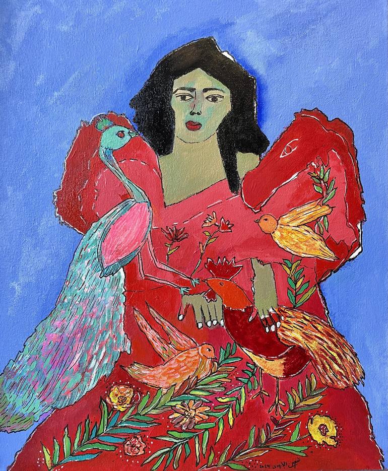 Original Abstract Expressionism Body Paintings by Sherin Elbaroudi