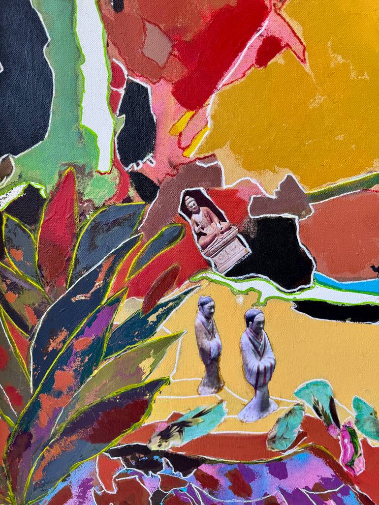 Original Abstract Expressionism Pop Culture/Celebrity Painting by Sherin Elbaroudi