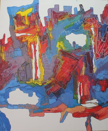 Original Abstract Paintings by Sherin Elbaroudi