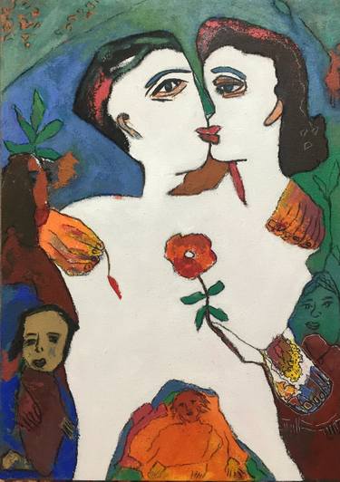 Print of Love Paintings by Sherin Elbaroudi