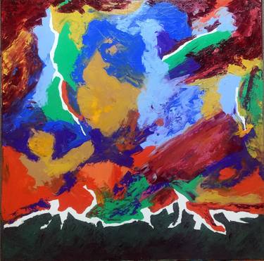 Original Abstract Expressionism Abstract Paintings by Sherin Elbaroudi