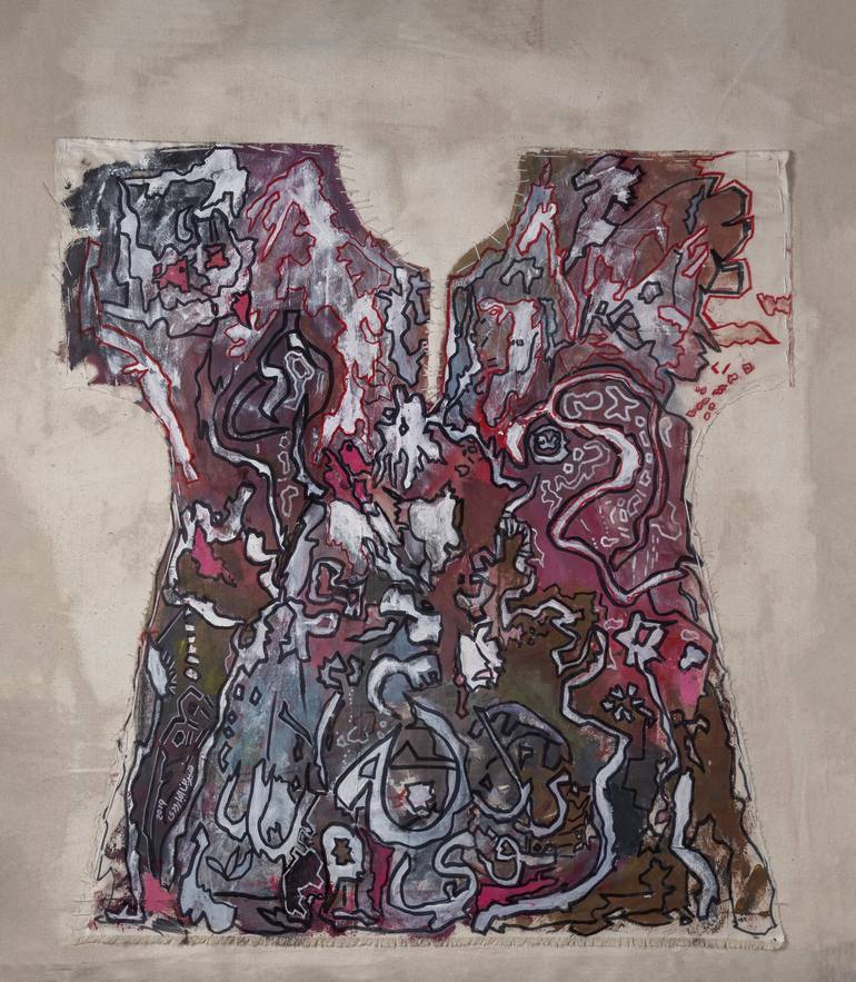 Original Abstract Expressionism Abstract Paintings by Sherin Elbaroudi