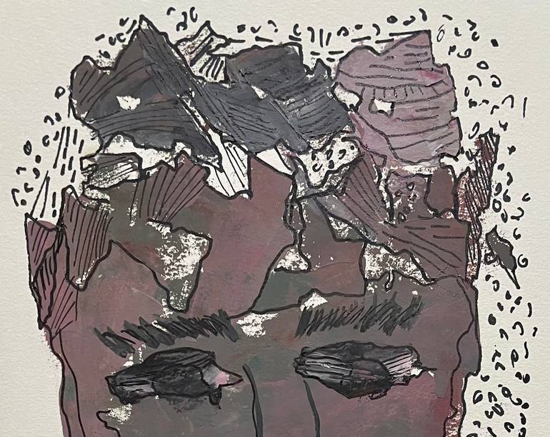 Original Abstract Expressionism Abstract Painting by Sherin Elbaroudi