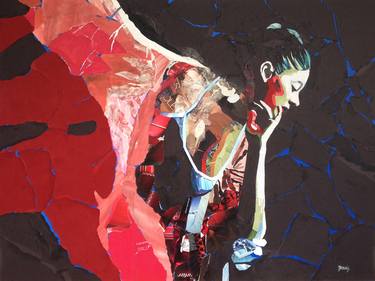 Original Figurative Performing Arts Collage by Joanna Turlej