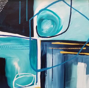 Original Abstract Paintings by Monique J Dufour