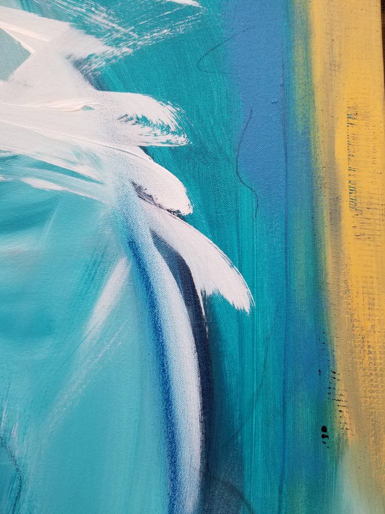 Original Contemporary Abstract Painting by Monique J Dufour