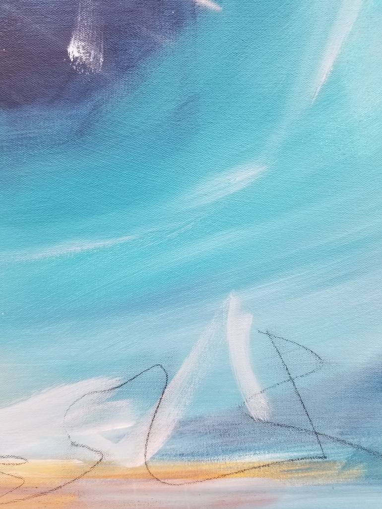 Original Contemporary Abstract Painting by Monique J Dufour