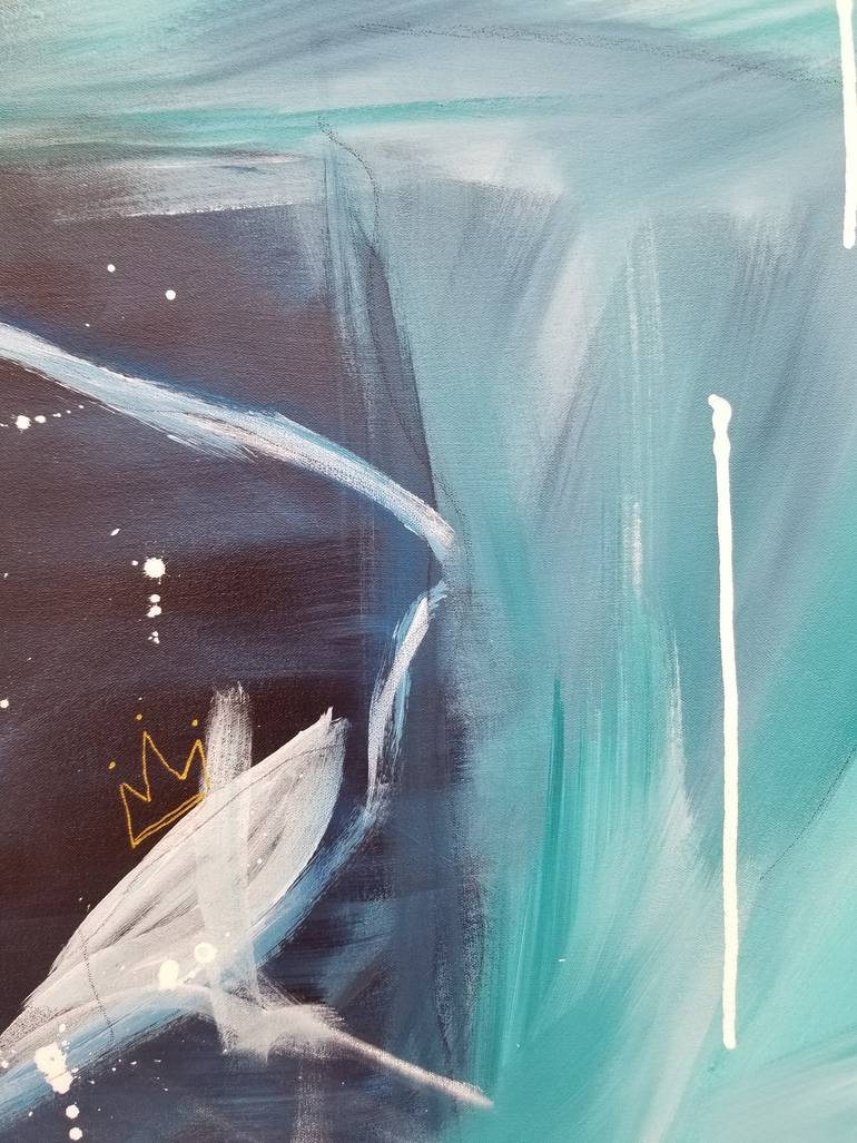 Original Contemporary Abstract Painting by Monique J Dufour