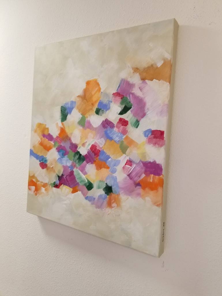 Original Contemporary Abstract Painting by Monique J Dufour