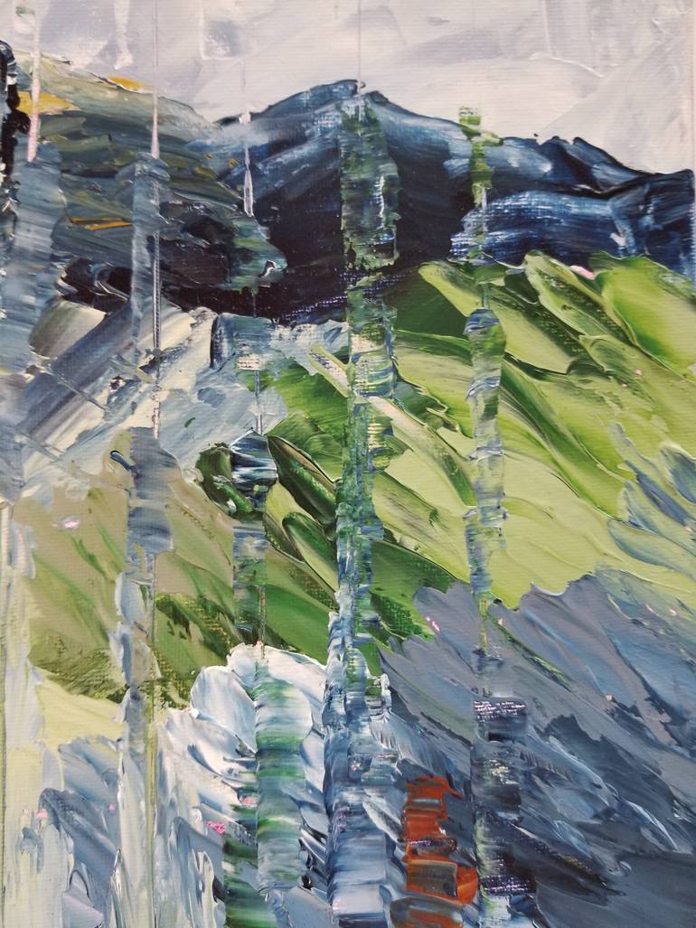 Original Contemporary Abstract Painting by Monique J Dufour