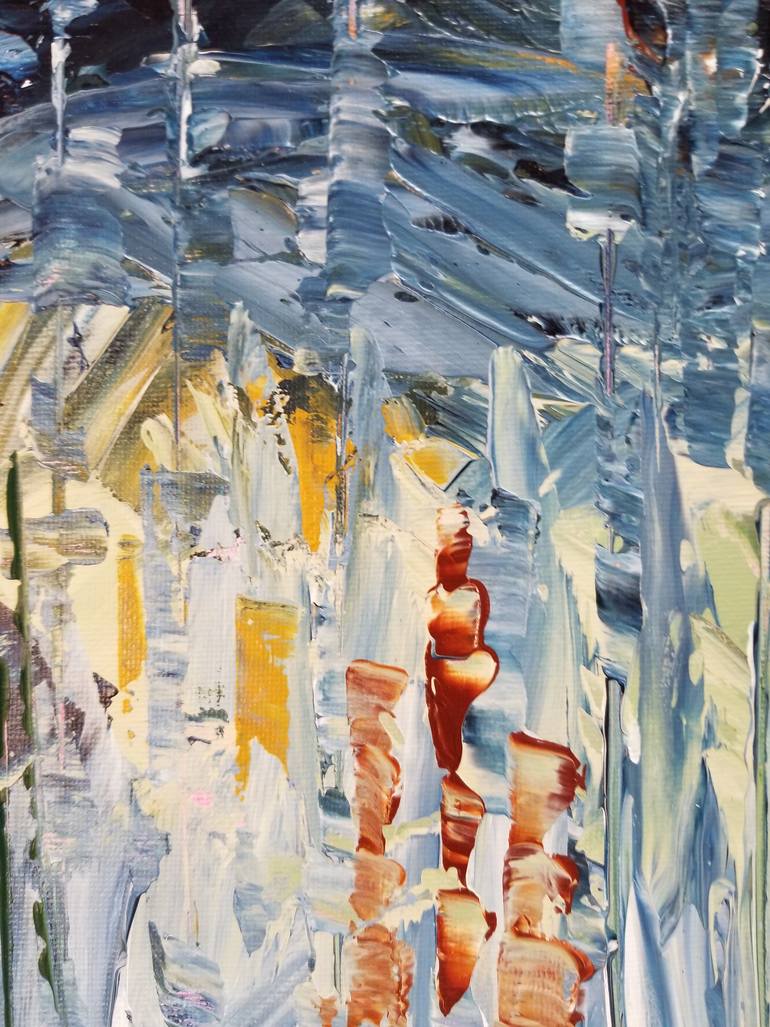 Original Contemporary Abstract Painting by Monique J Dufour