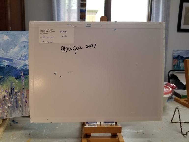 Original Contemporary Abstract Painting by Monique J Dufour