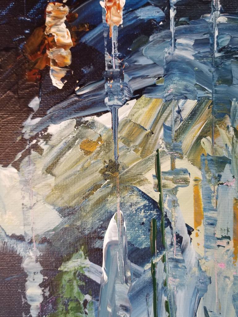 Original Contemporary Abstract Painting by Monique J Dufour