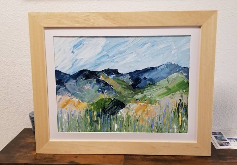 Original Contemporary Landscape Painting by Monique J Dufour