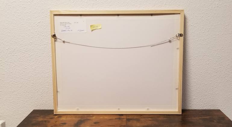 Original Abstract Expressionism Landscape Painting by Monique J Dufour