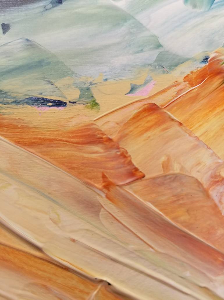 Original Abstract Landscape Painting by Monique J Dufour