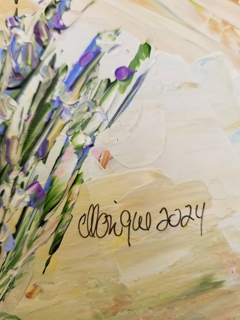 Original Abstract Landscape Painting by Monique J Dufour