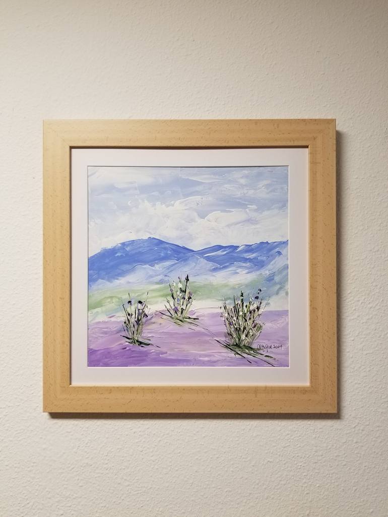 Original Contemporary Landscape Painting by Monique J Dufour