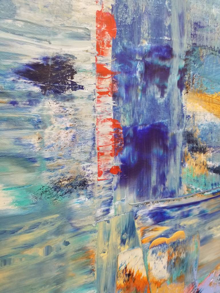 Original Contemporary Abstract Painting by Monique J Dufour