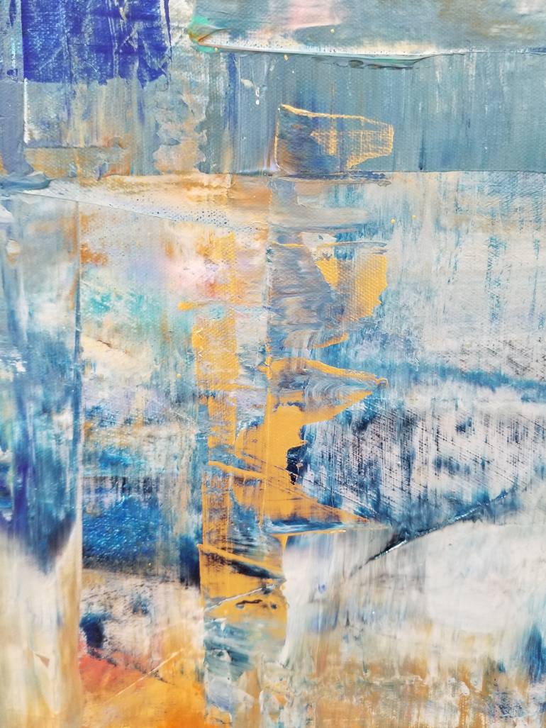 Original Contemporary Abstract Painting by Monique J Dufour