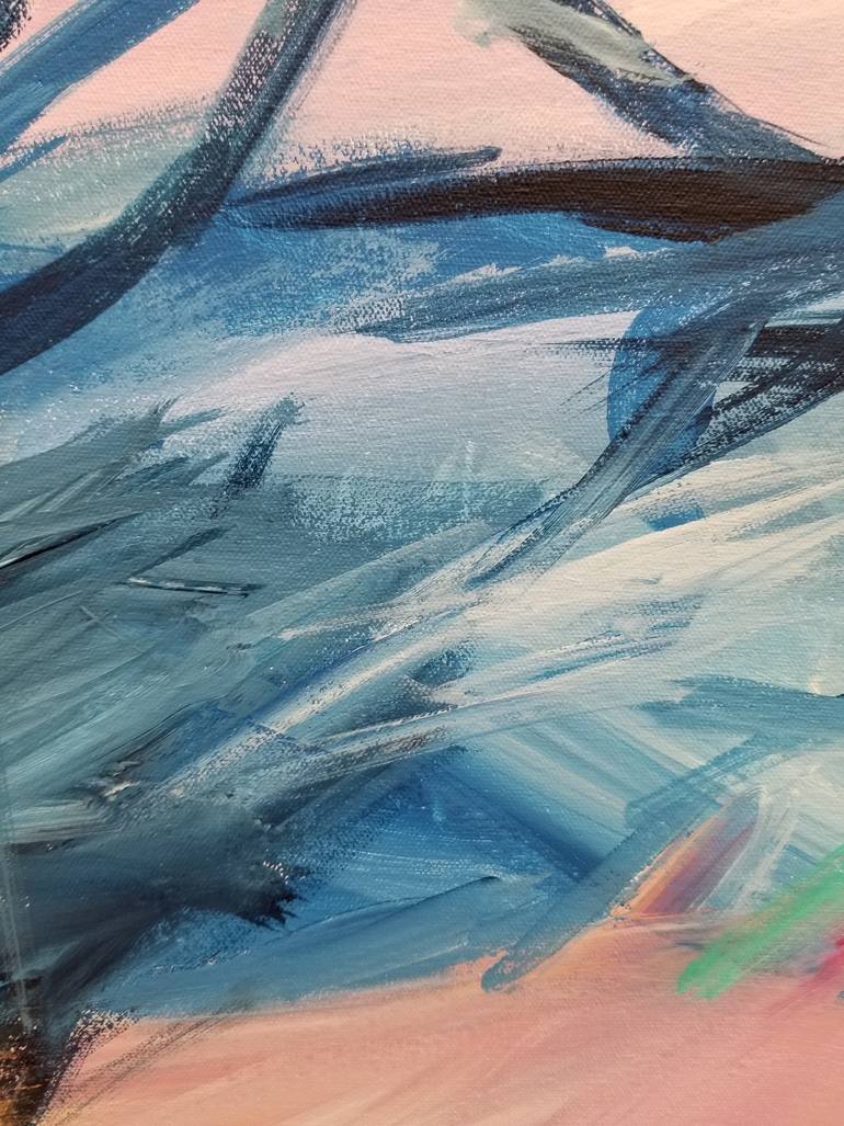 Original Abstract Expressionism Abstract Painting by Monique J Dufour