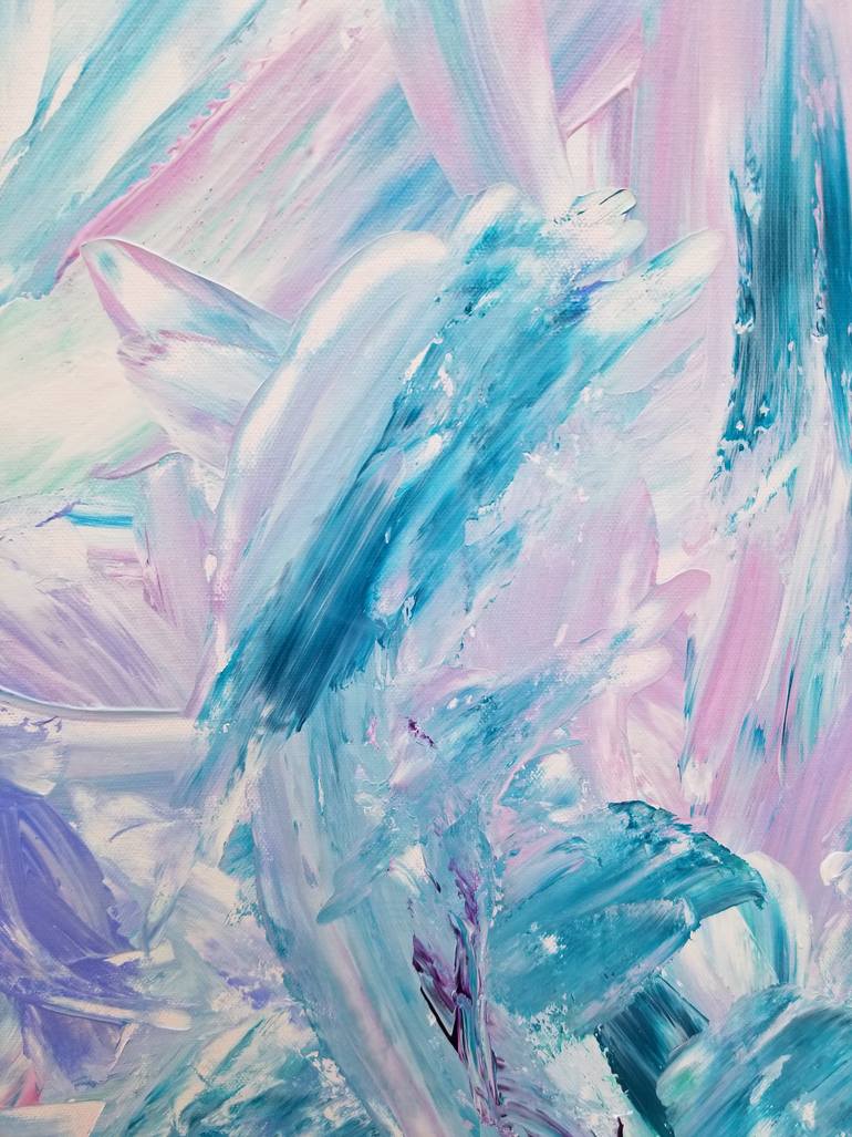 Original Abstract Expressionism Abstract Painting by Monique J Dufour