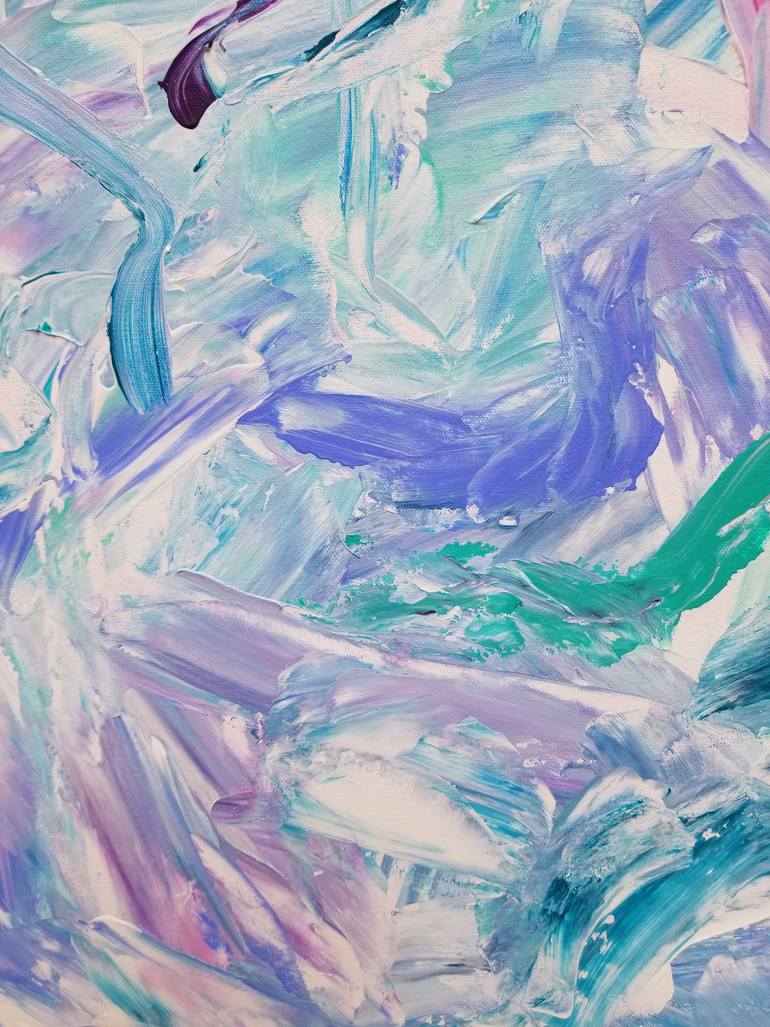 Original Abstract Expressionism Abstract Painting by Monique J Dufour