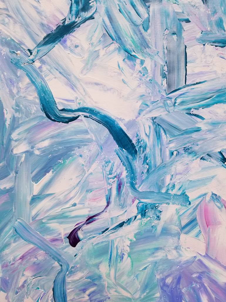 Original Abstract Expressionism Abstract Painting by Monique J Dufour