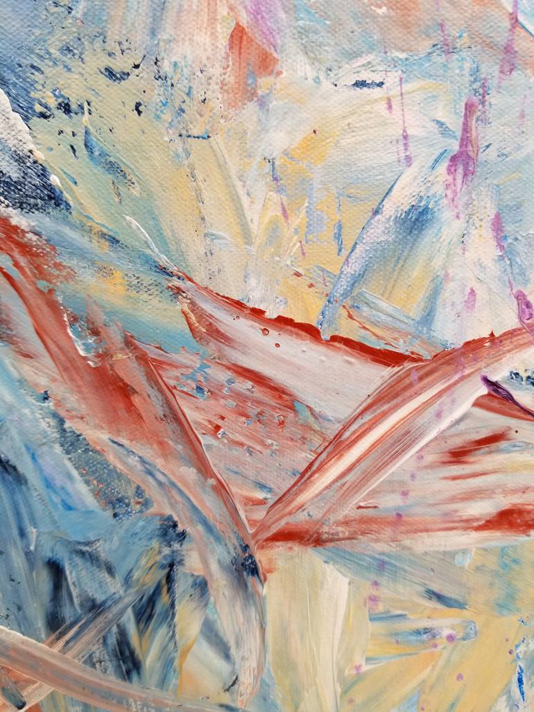 Original Abstract Expressionism Abstract Painting by Monique J Dufour