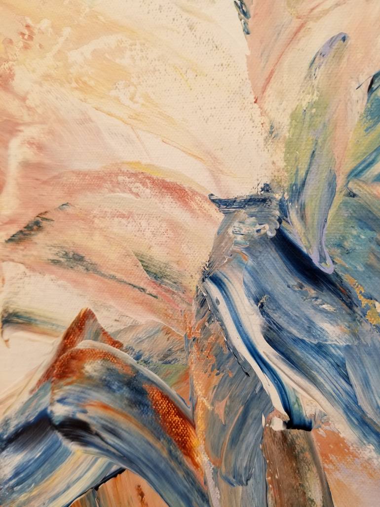 Original Abstract Expressionism Abstract Painting by Monique J Dufour