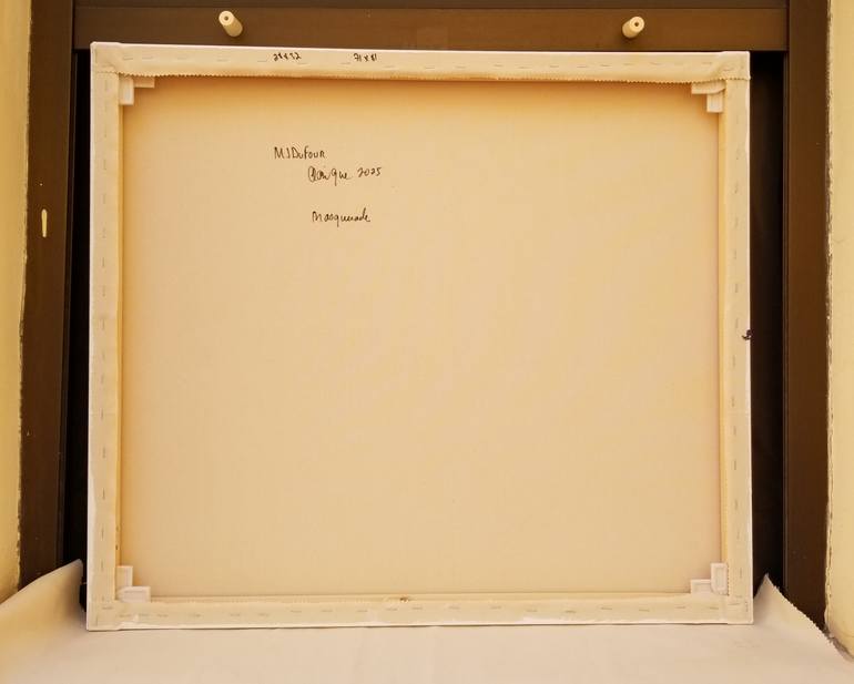 Original Abstract Expressionism Abstract Painting by Monique J Dufour